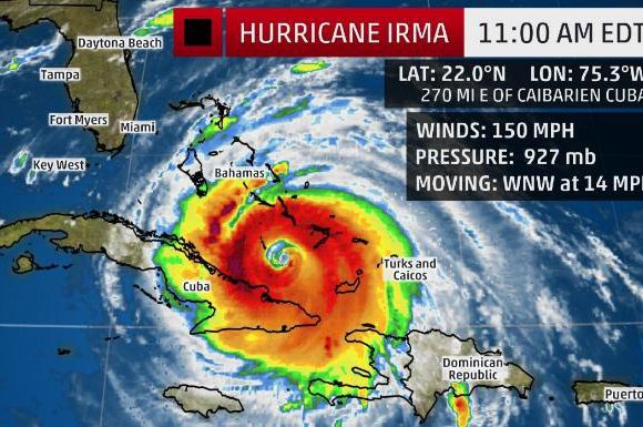 Hurricane Irma from the weather.com